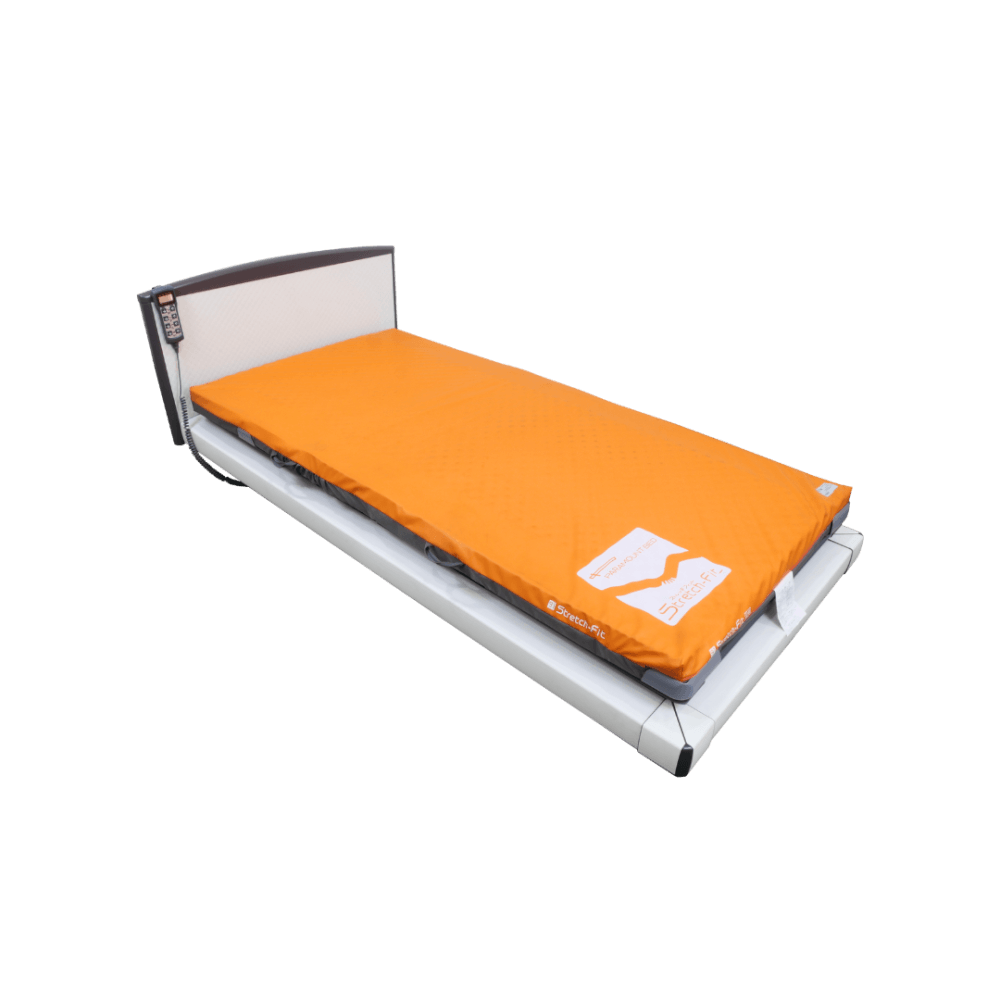 เตียงผู้ป่วยไฟฟ้า PARAMOUNT BED รุ่น Intime 1000 สีขาว พร้อมที่นอน รุ่น STRETCH FIT_5